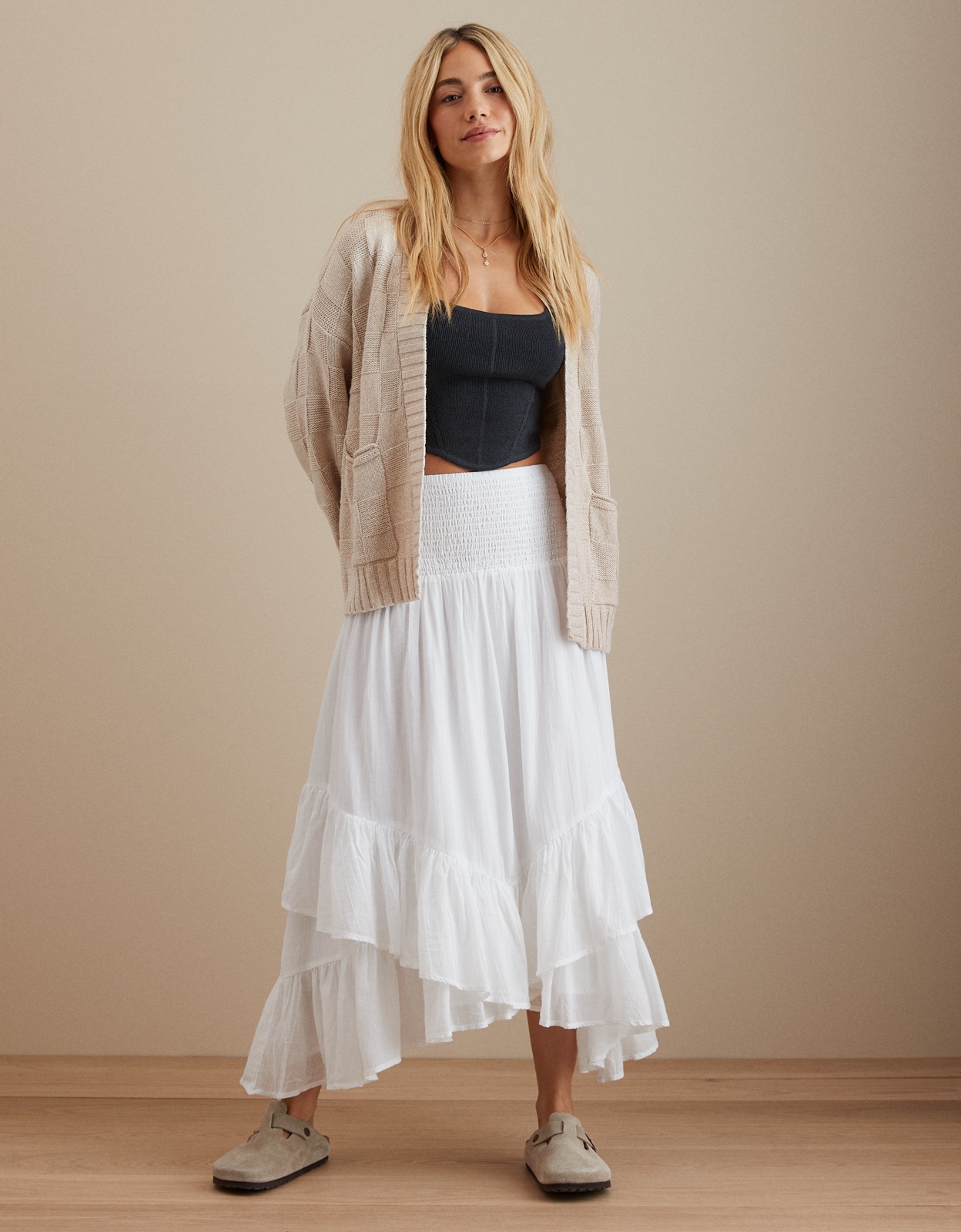 Shop AE Mesh Midi Skirt online  American Eagle Outfitters Egypt