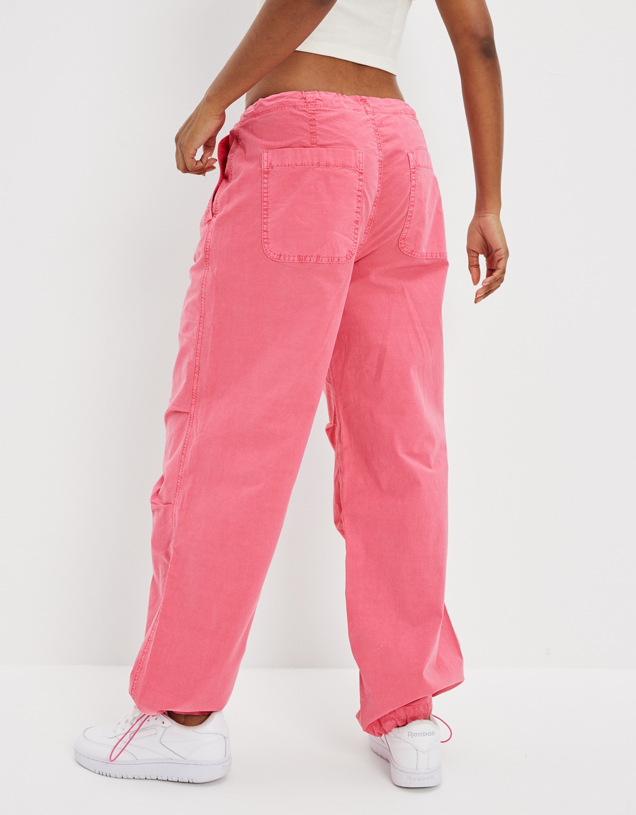 Buy AE Snappy Stretch Low-Rise Parachute Pant online