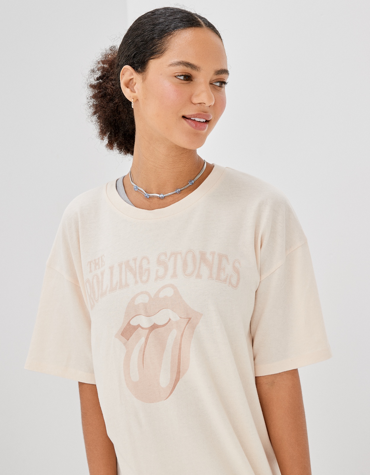 AE Oversized Rolling Stones Graphic Tee