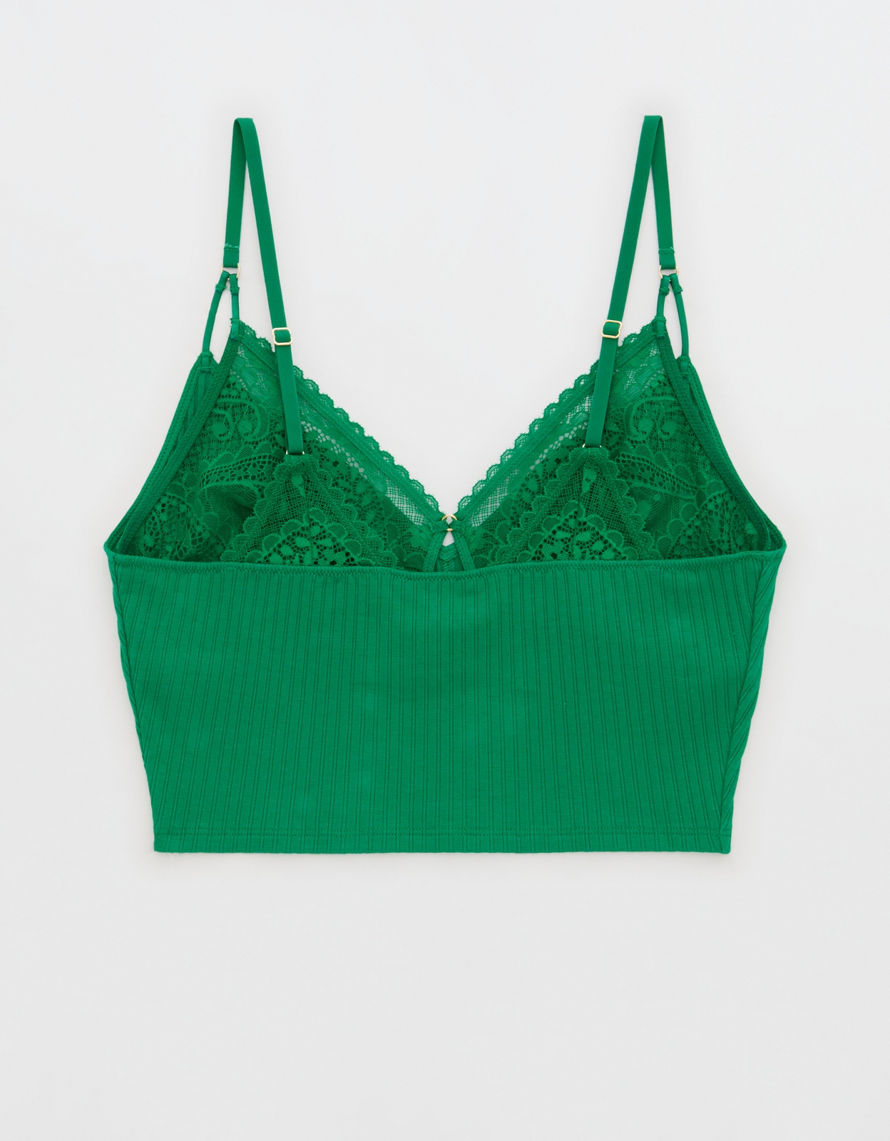 Shop Aerie Ribbed Lace Bra Top online