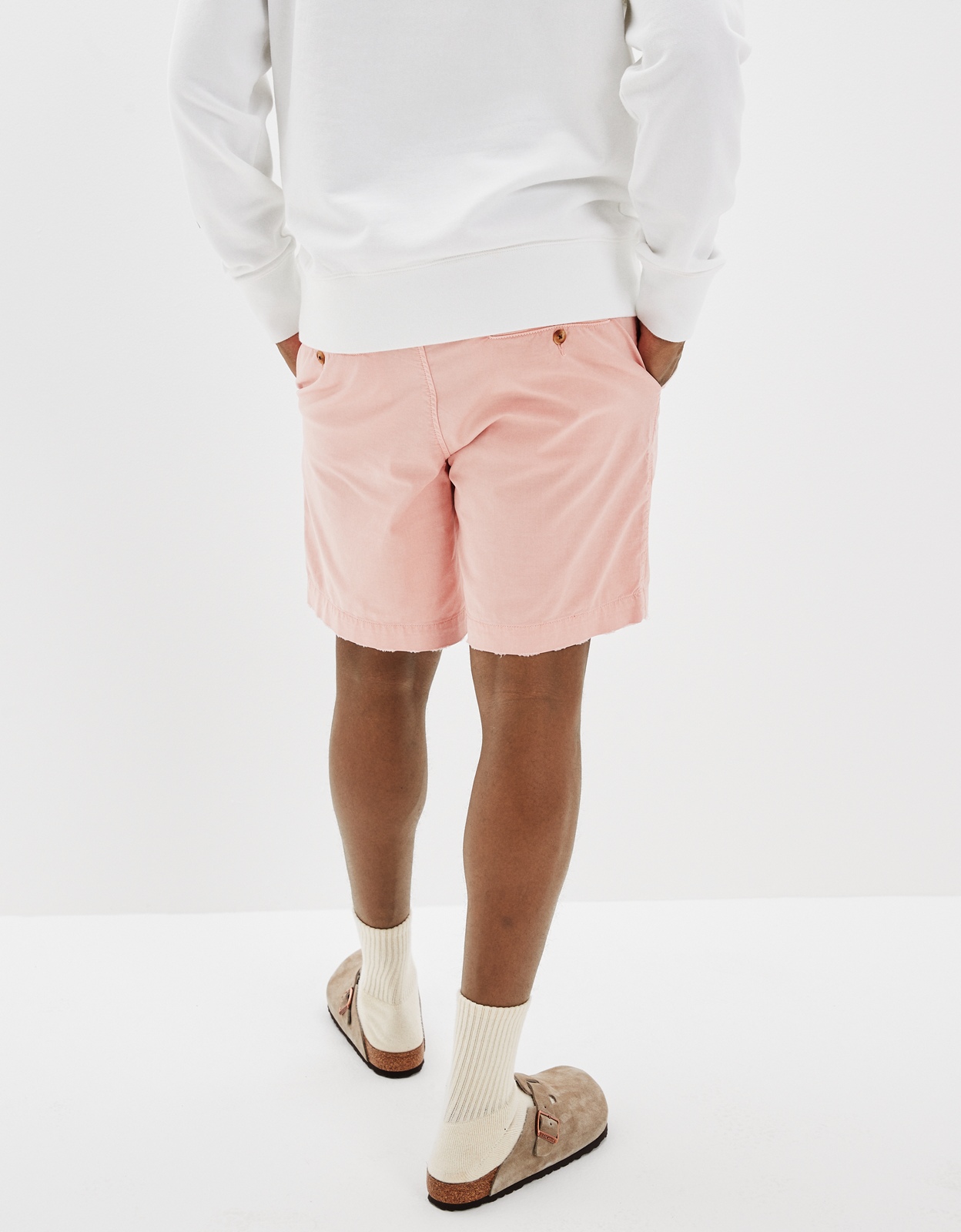 Mens pink 2025 khaki shorts