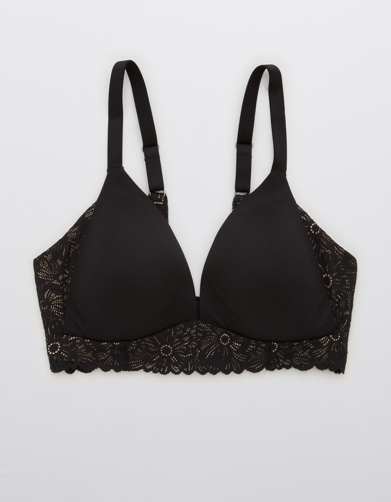 Buy Aerie Real Sunnie Wireless Push Up Blossom Lace Bra online