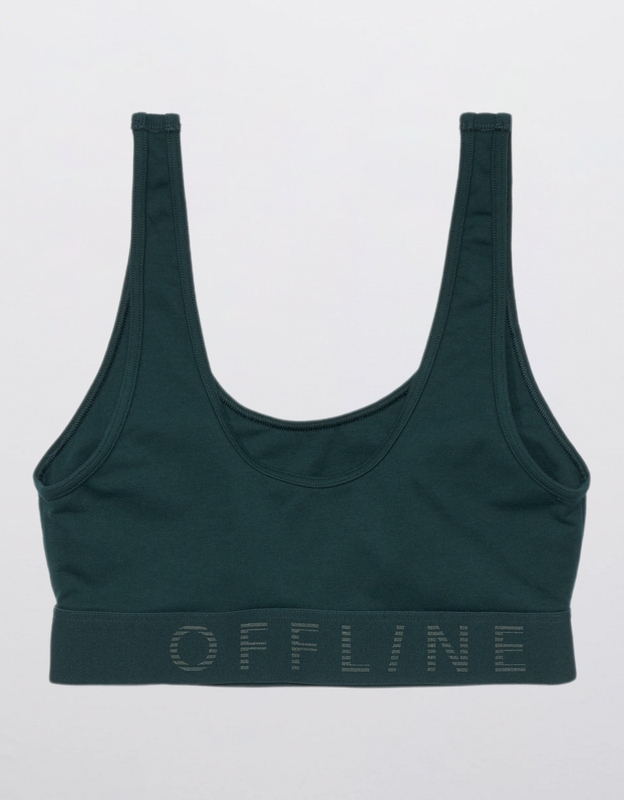 Shop OFFLINE By Aerie OG Logo Band Sports Bra online