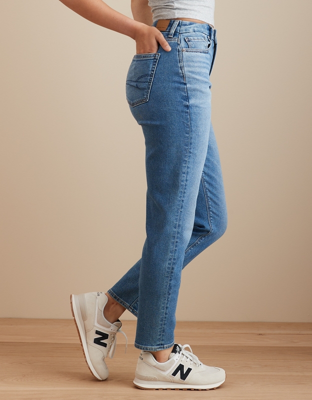 High-Rise Stretch Mom Jean