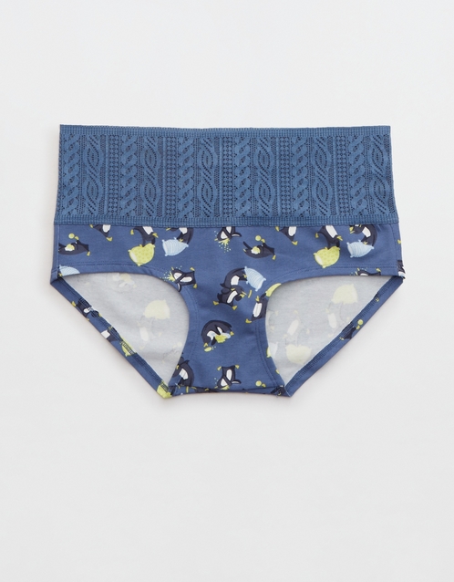 Shop Aerie Cotton Eyelash Lace Boybrief Underwear online
